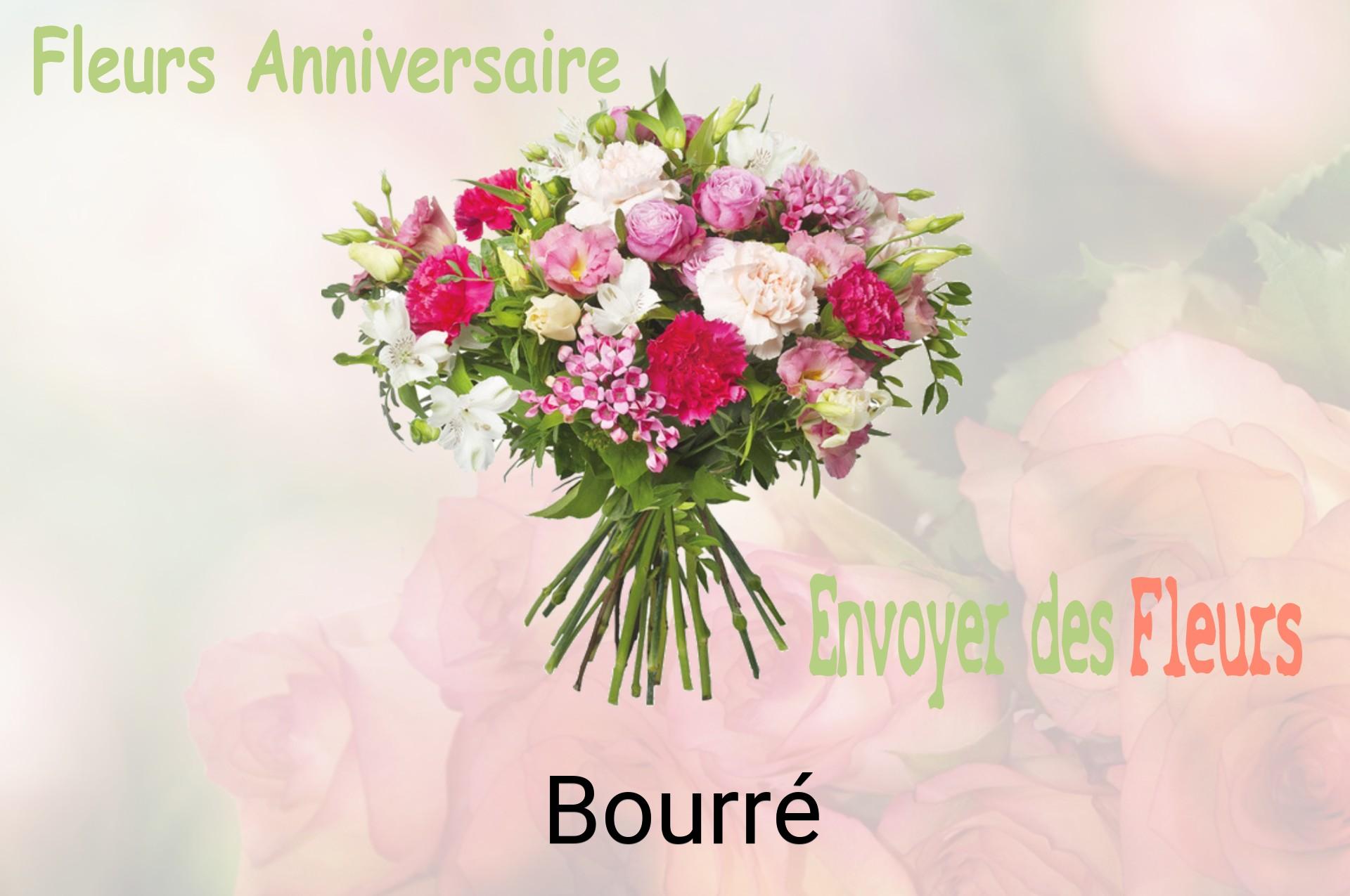 Bouquet de fleurs d’anniversaire livré à Bourré